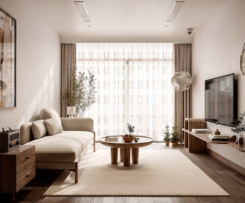 Wabi-sabi Style A Living Room-ID:424453976