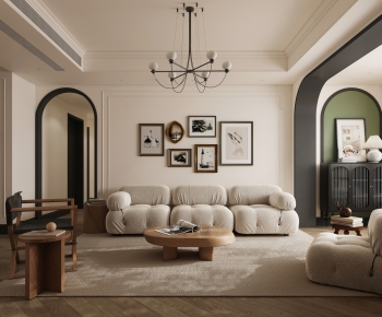 French Style A Living Room-ID:843882087