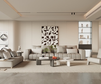 Modern A Living Room-ID:368151904