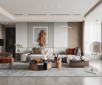 Modern A Living Room-ID:355749188