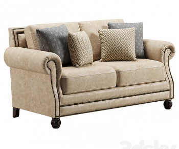 Simple European Style A Sofa For Two-ID:509231185