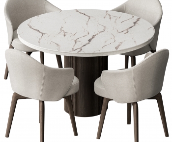 Modern Dining Table And Chairs-ID:195970066