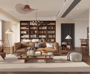 Modern A Living Room-ID:986254936