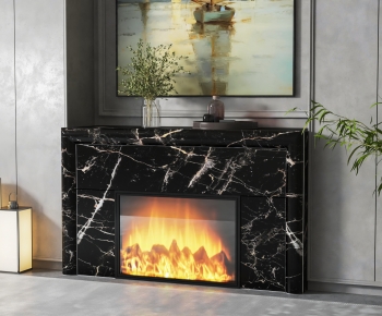 Simple European Style Fireplace-ID:263967998