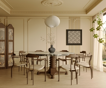 Wabi-sabi Style Dining Room-ID:324151042