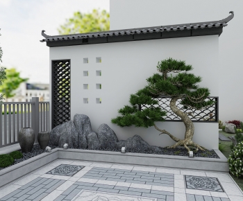 Chinese Style Garden-ID:417131906