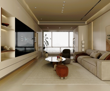 Modern A Living Room-ID:950752975