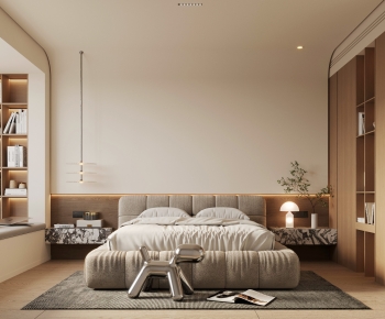 Wabi-sabi Style Bedroom-ID:810709039