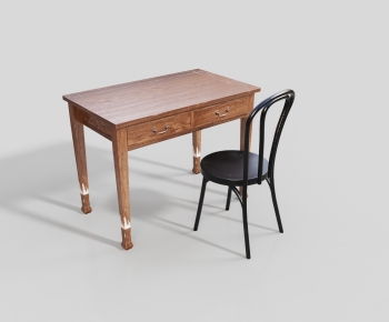 Nordic Style Computer Desk And Chair-ID:569100414