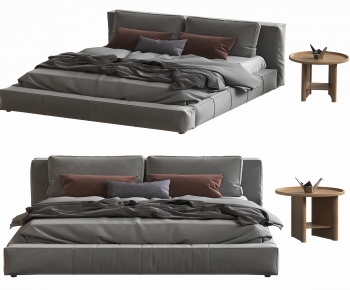 Modern Double Bed-ID:473726998