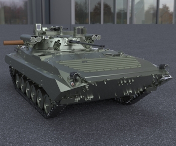 现代俄军BMP2型步兵战车-ID:383975983