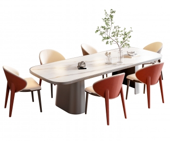Modern Dining Table And Chairs-ID:368834971