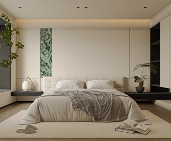 Modern Wabi-sabi Style Bedroom-ID:823999888