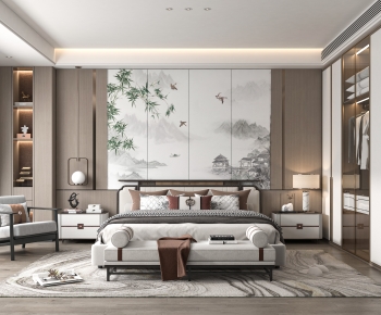 New Chinese Style Bedroom-ID:131597048