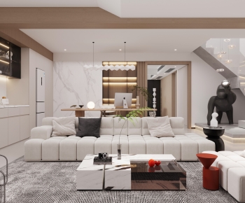 Modern A Living Room-ID:585856919