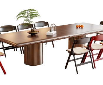 Modern Dining Table And Chairs-ID:354376084