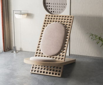 Wabi-sabi Style Lounge Chair-ID:625416049