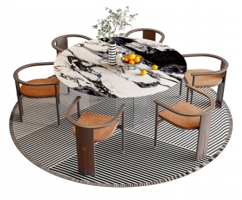 Modern Dining Table And Chairs-ID:848804953