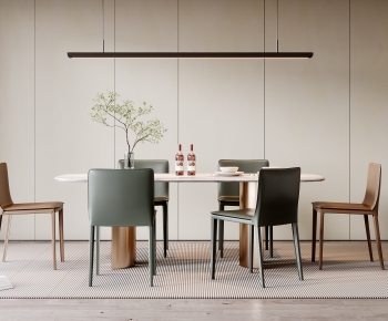 Modern Dining Table And Chairs-ID:752516039
