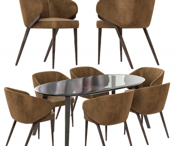 Modern Dining Table And Chairs-ID:125408896