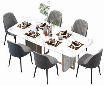Modern Dining Table And Chairs-ID:584561111