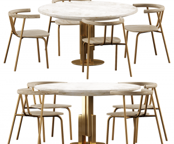 Modern Dining Table And Chairs-ID:456927065