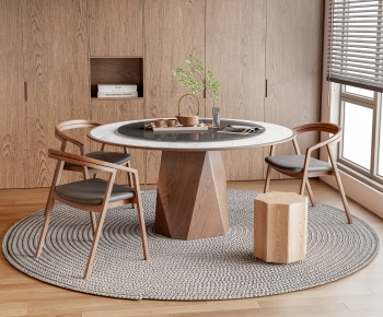 Modern Dining Table And Chairs-ID:560730937