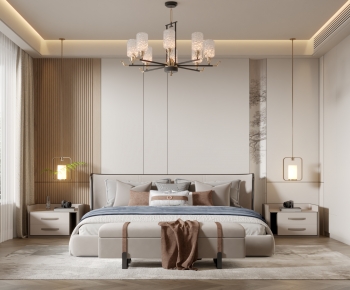 New Chinese Style Bedroom-ID:266470964
