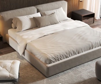 Modern Double Bed-ID:856059078