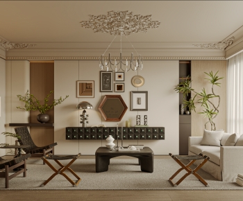 Wabi-sabi Style A Living Room-ID:152035006