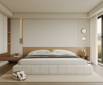 Modern Wabi-sabi Style Bedroom-ID:111629013
