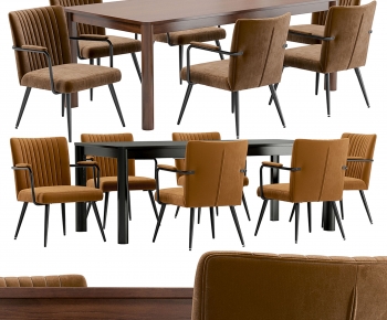 Modern Dining Table And Chairs-ID:311938052