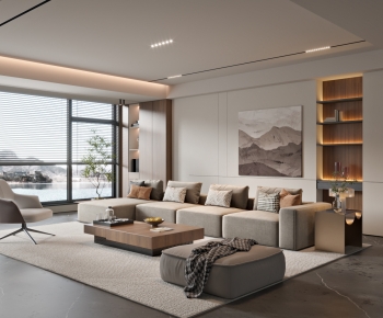 Modern A Living Room-ID:142993931