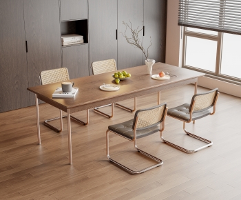 Modern Dining Table And Chairs-ID:999825953