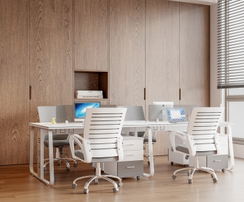 Modern Office Desk And Chair-ID:466531043