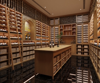 Modern Wine Cellar/Wine Tasting Room-ID:667547949