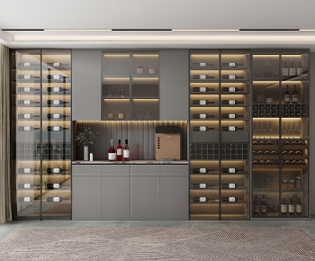 Modern Wine Cabinet-ID:427410694