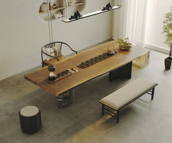 Wabi-sabi Style Tea Tables And Chairs-ID:744961983