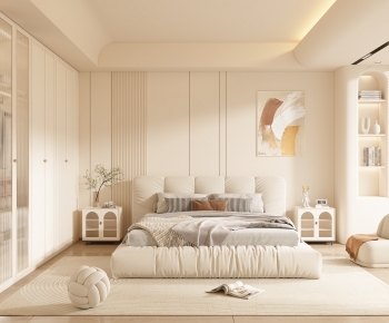 Modern Wabi-sabi Style Bedroom-ID:837404979