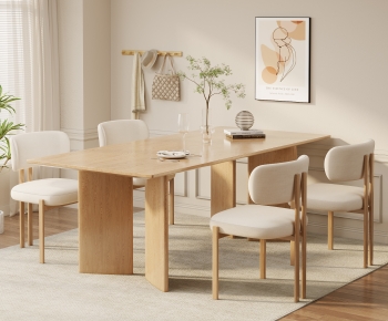 Modern Dining Table And Chairs-ID:209702978