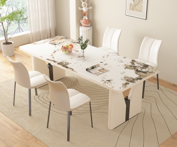 Modern Dining Table And Chairs-ID:770990858