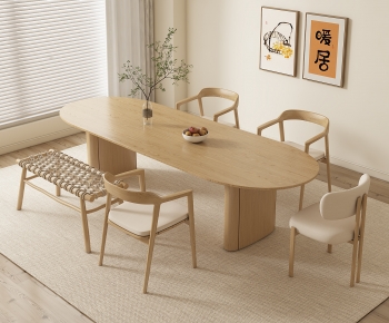 Modern Dining Table And Chairs-ID:997735981
