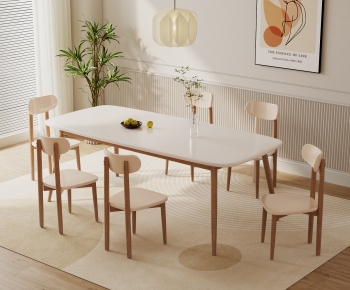 Modern Dining Table And Chairs-ID:713639027