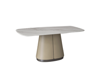 现代方形大理石餐桌-ID:800623893