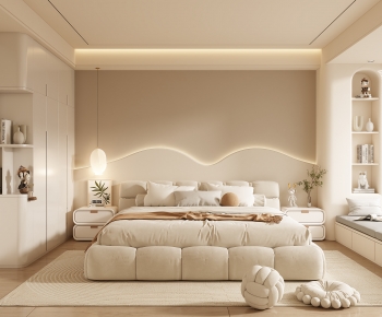 Modern Wabi-sabi Style Bedroom-ID:169991026