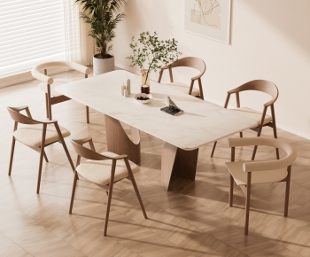 Modern Dining Table And Chairs-ID:510947943