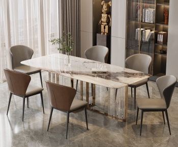 Modern Dining Table And Chairs-ID:289263019