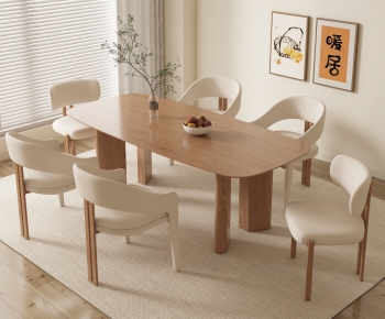 Modern Dining Table And Chairs-ID:287018062