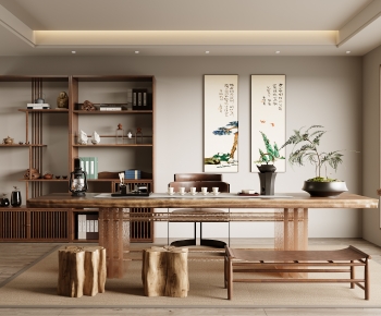 New Chinese Style Tea House-ID:880605945