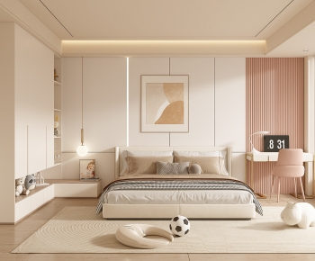 Modern Wabi-sabi Style Bedroom-ID:574949034